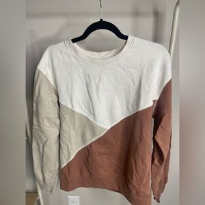 Abercrombie Colorblock Crewneck Sweatshirt size small